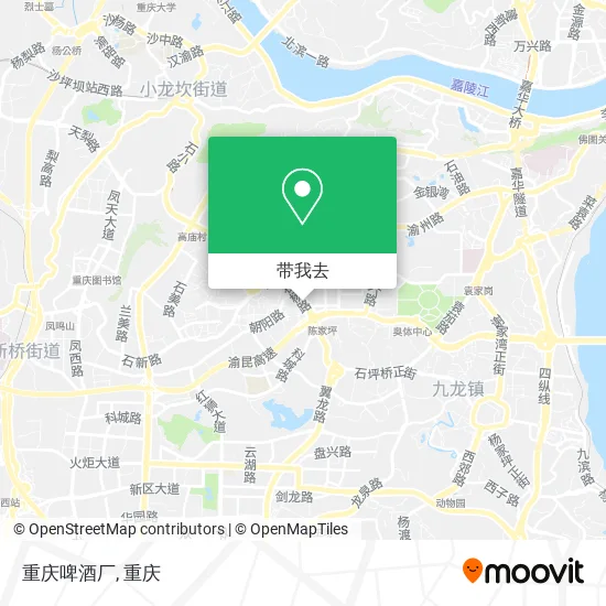 重庆啤酒厂地图