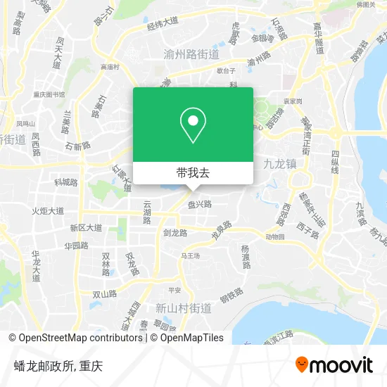 蟠龙邮政所地图