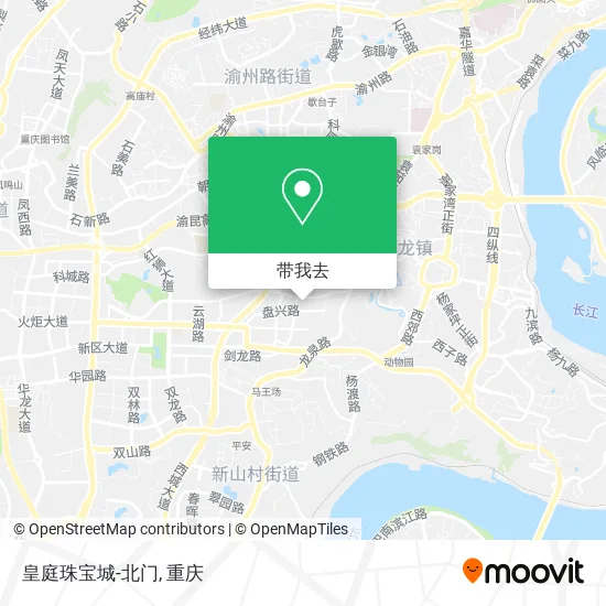 皇庭珠宝城-北门地图