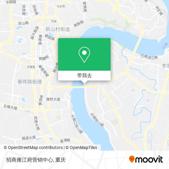 招商雍江府营销中心地图