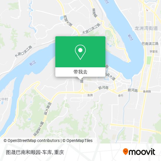 图晟巴南和顺园-车库地图