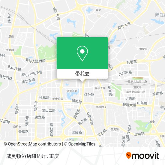 威灵顿酒店纽约厅地图