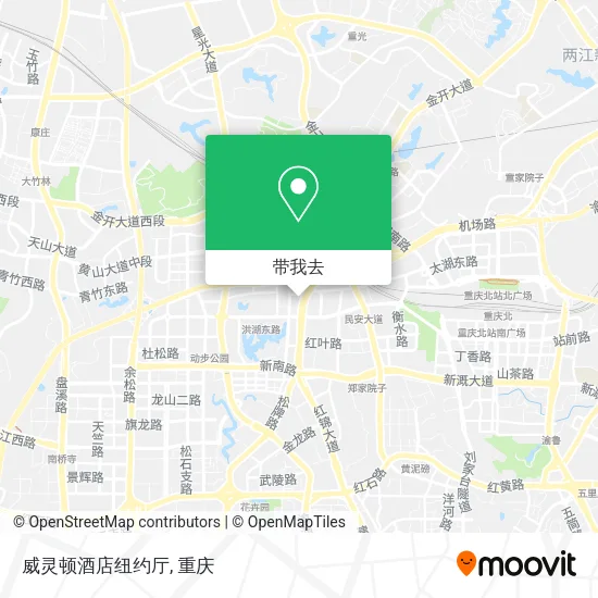 威灵顿酒店纽约厅地图