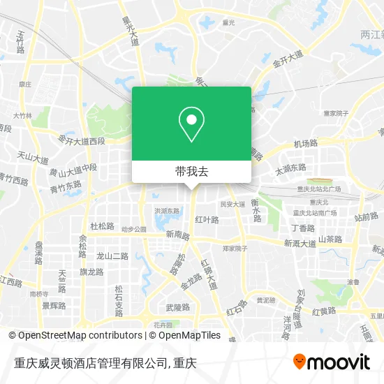 重庆威灵顿酒店管理有限公司地图