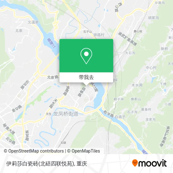 伊莉莎白瓷砖(北碚四联悦苑)地图