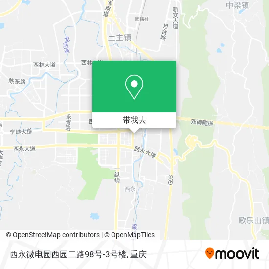 西永微电园西园二路98号-3号楼地图
