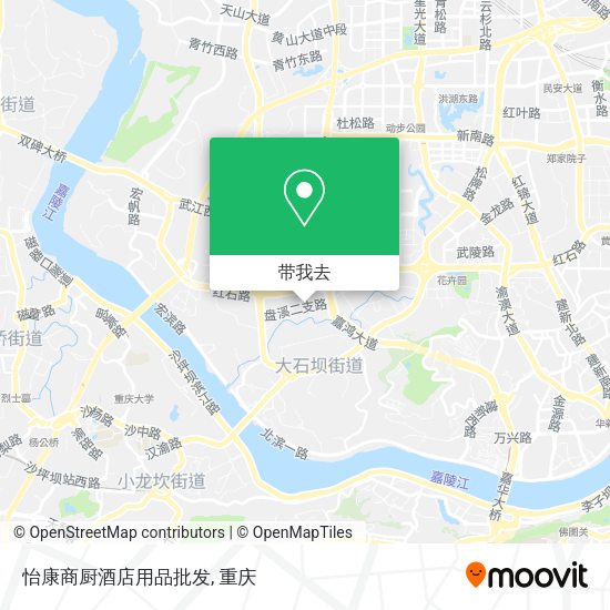 怡康商厨酒店用品批发地图