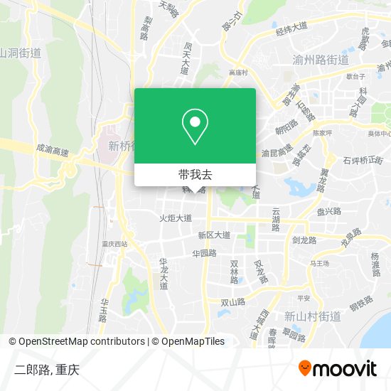 二郎路地图