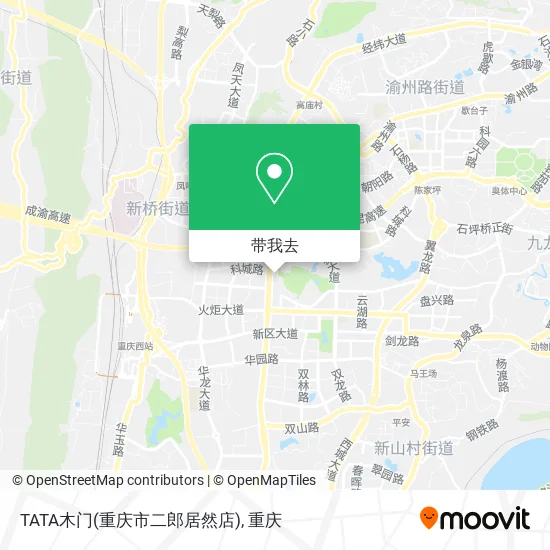 TATA木门(重庆市二郎居然店)地图
