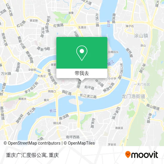 重庆广汇度假公寓地图