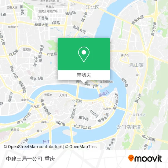 中建三局一公司地图