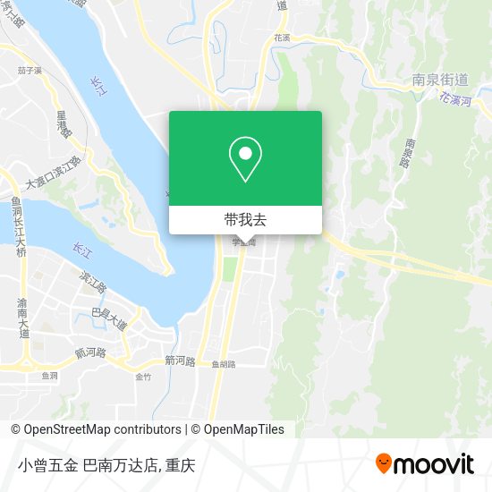 小曾五金  巴南万达店地图