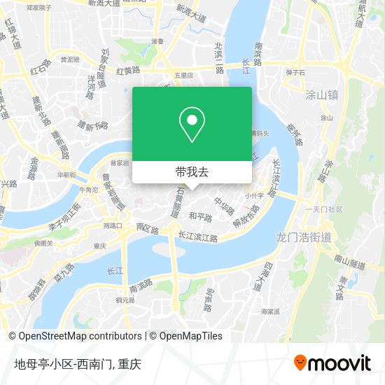 地母亭小区-西南门地图
