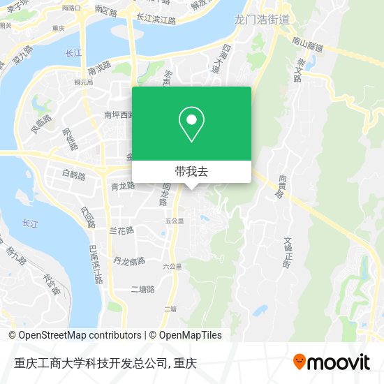 重庆工商大学科技开发总公司地图