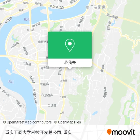 重庆工商大学科技开发总公司地图