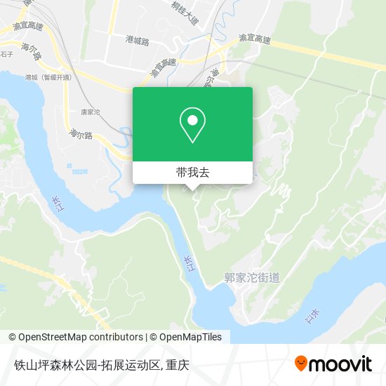 铁山坪森林公园-拓展运动区地图