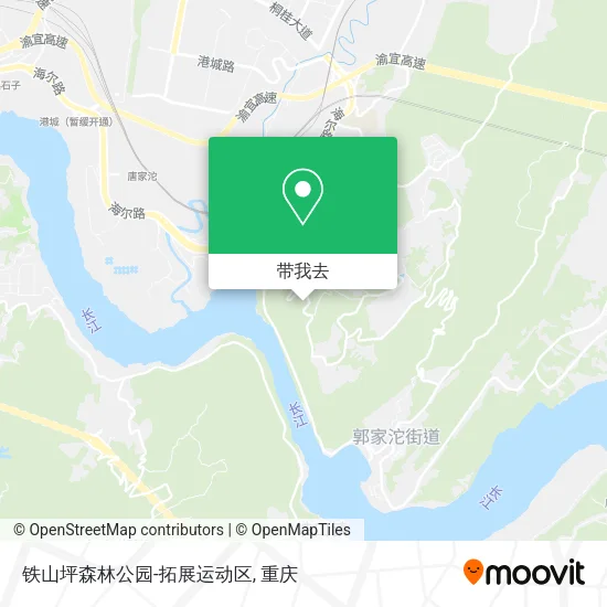 铁山坪森林公园-拓展运动区地图