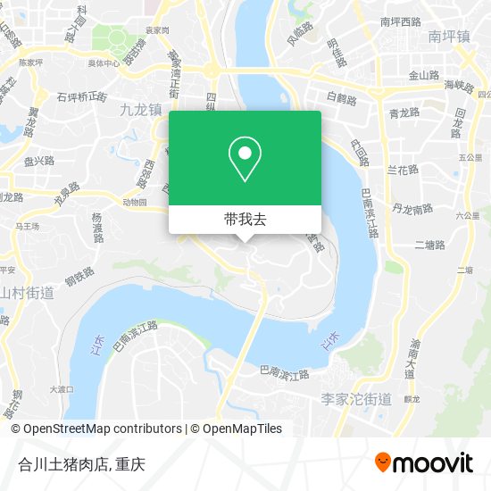 合川土猪肉店地图