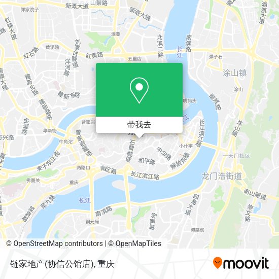 链家地产(协信公馆店)地图