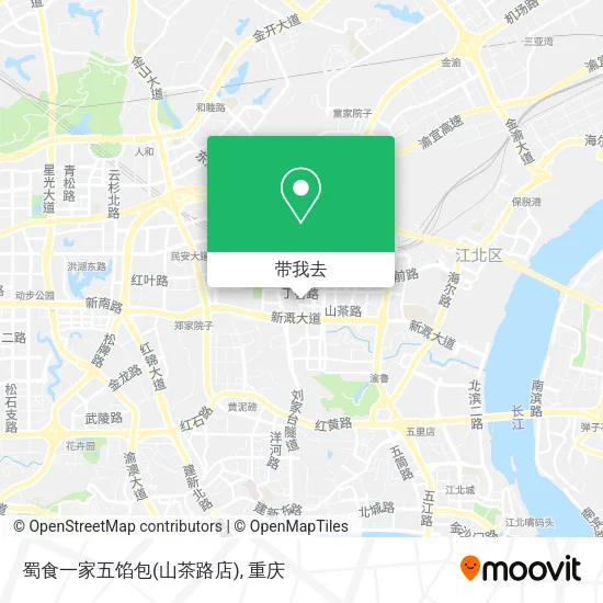蜀食一家五馅包(山茶路店)地图