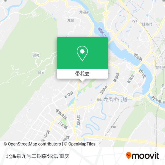 北温泉九号二期森邻海地图