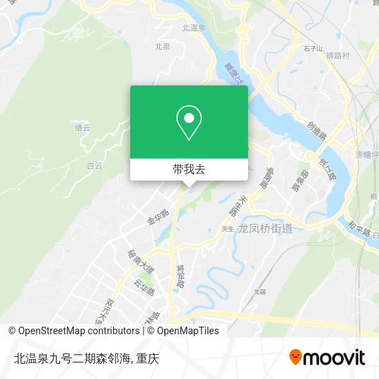 北温泉九号二期森邻海地图