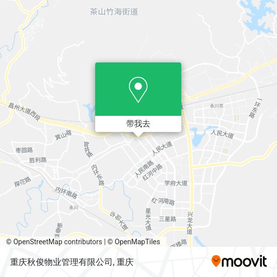 重庆秋俊物业管理有限公司地图