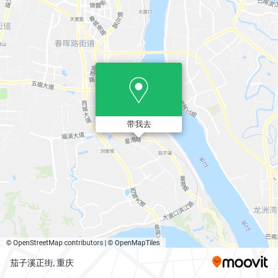茄子溪正街地图