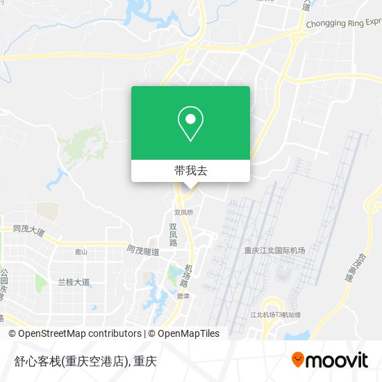舒心客栈(重庆空港店)地图
