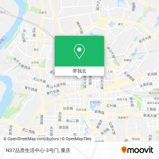 N37品质生活中心-3号门地图