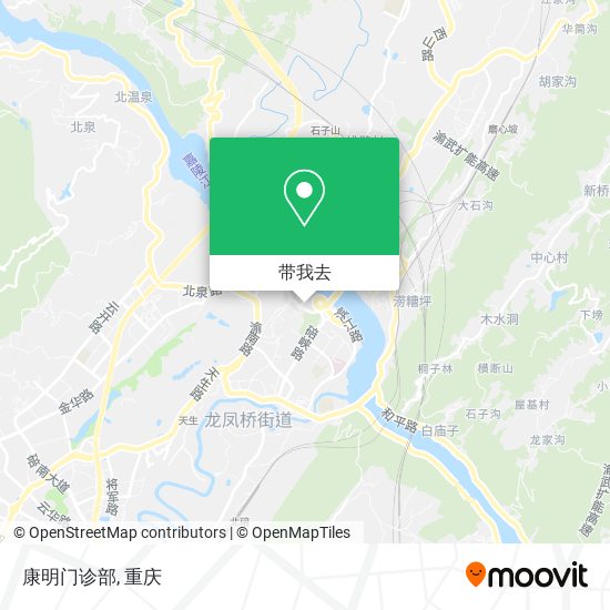 康明门诊部地图