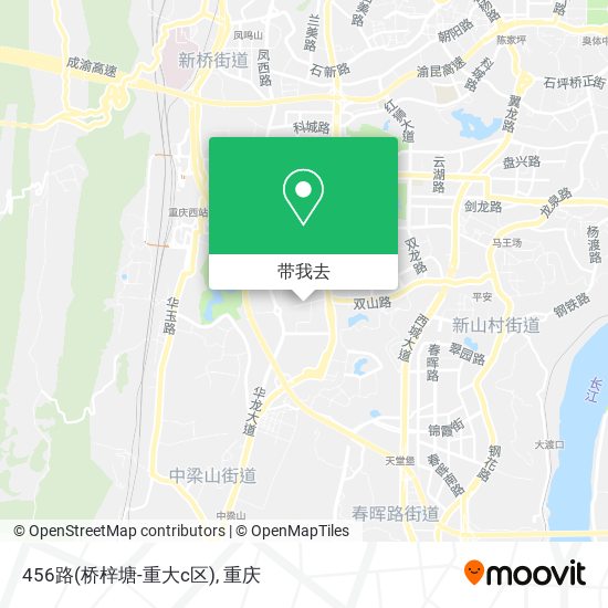 456路(桥梓塘-重大c区)地图