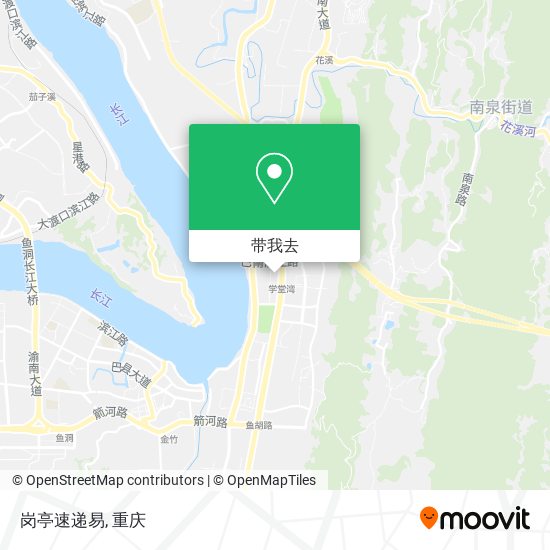 岗亭速递易地图