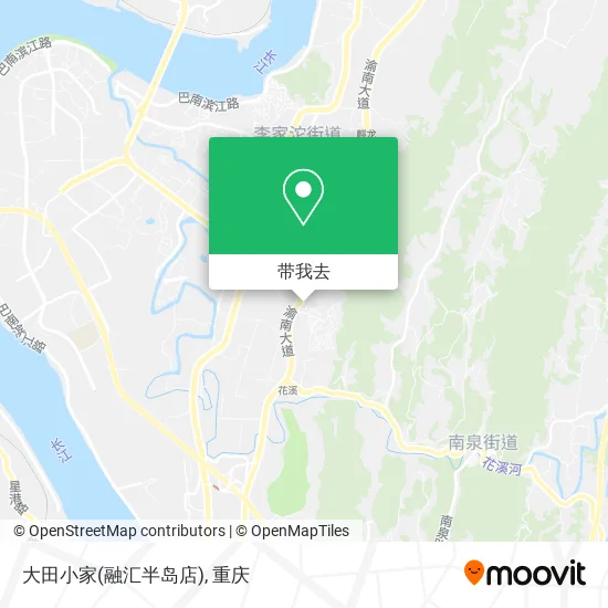 大田小家(融汇半岛店)地图