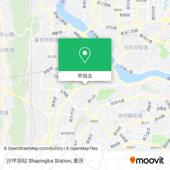 沙坪坝站 Shapingba Station地图