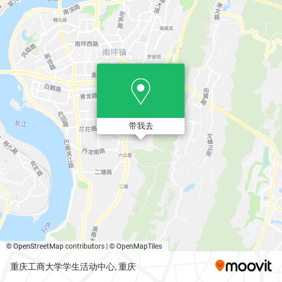重庆工商大学学生活动中心地图