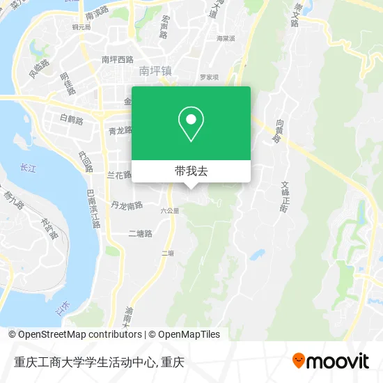 重庆工商大学学生活动中心地图