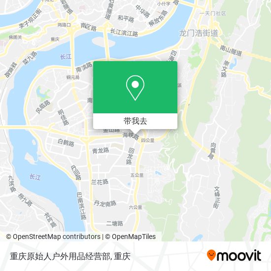 重庆原始人户外用品经营部地图