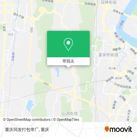 重庆同发打包带厂地图