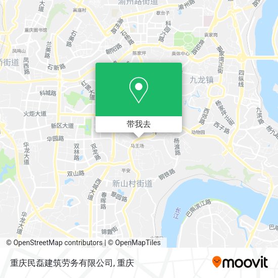 重庆民磊建筑劳务有限公司地图