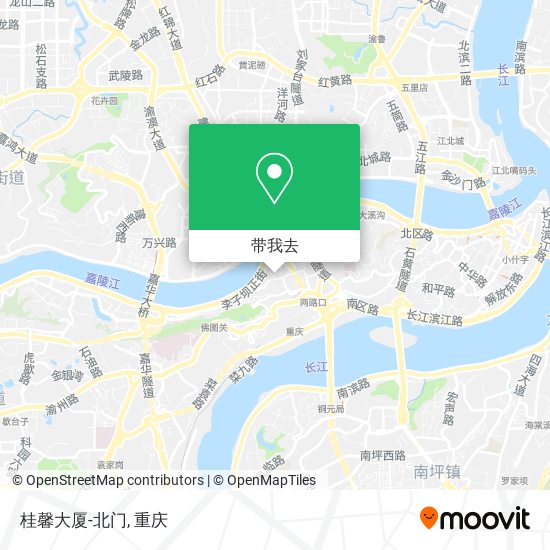 桂馨大厦-北门地图