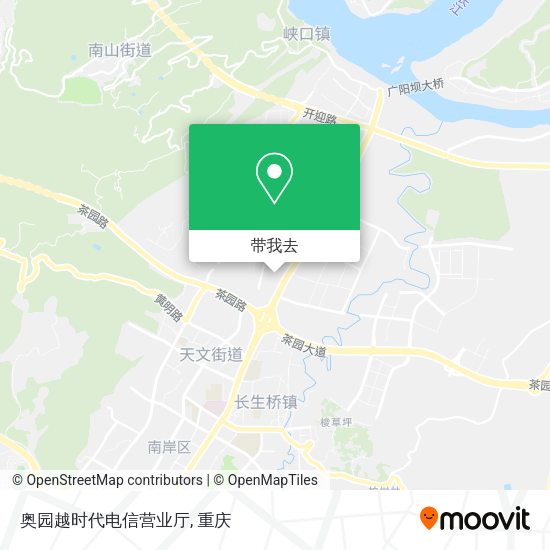 奥园越时代电信营业厅地图