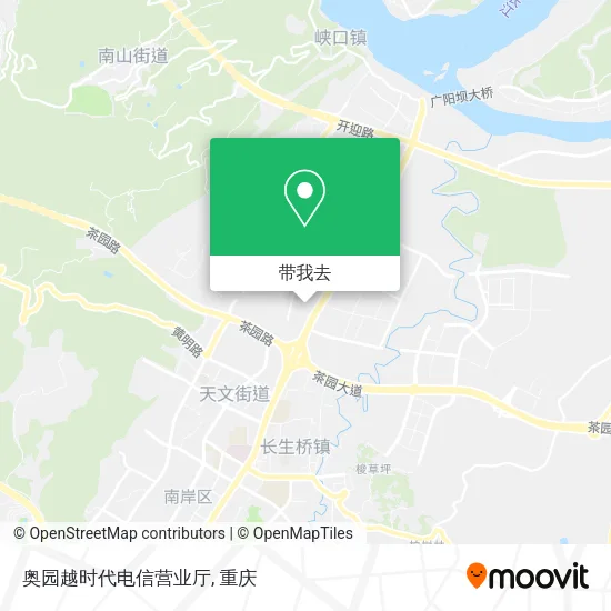 奥园越时代电信营业厅地图