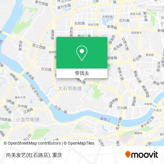 尚美发艺(红石路店)地图