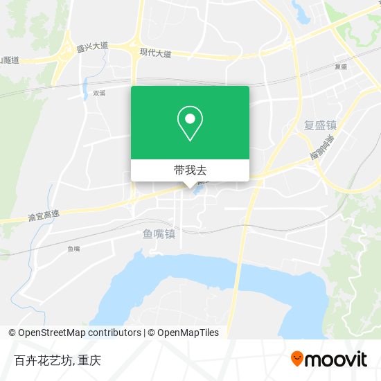 百卉花艺坊地图