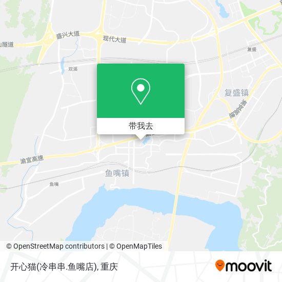 开心猫(冷串串.鱼嘴店)地图
