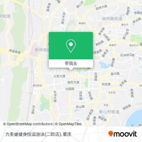 力美健健身恒温游泳(二郎店)地图