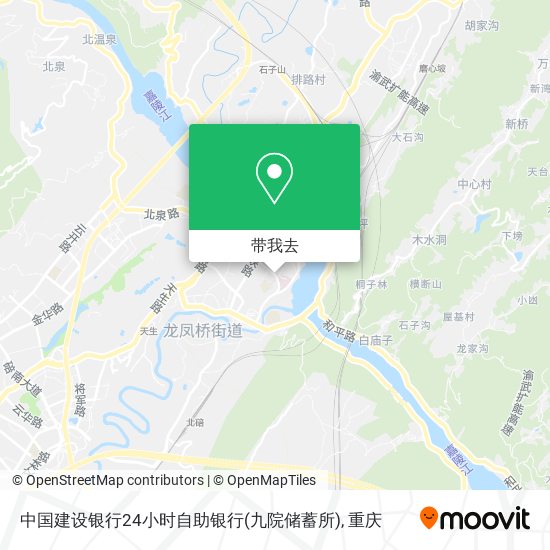 中国建设银行24小时自助银行(九院储蓄所)地图