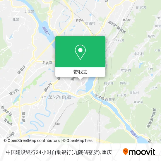 中国建设银行24小时自助银行(九院储蓄所)地图