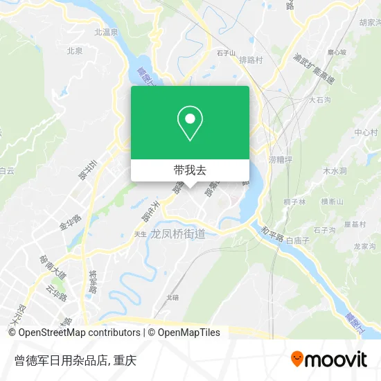 曾德军日用杂品店地图